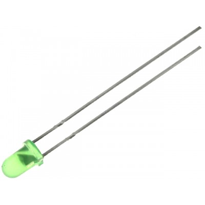 3mm LED - Green(10pcs)